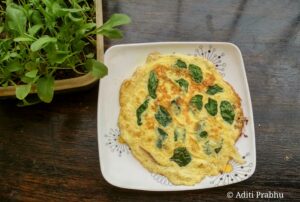 Baby Spinach Omlet